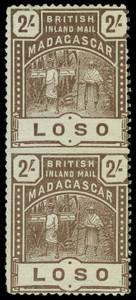 Madagascar Scott L12b Gibbons 61b Mint Stamp