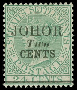 Malaya / Johore Scott 14-17 Gibbons 17-20 Mint Set of Stamps