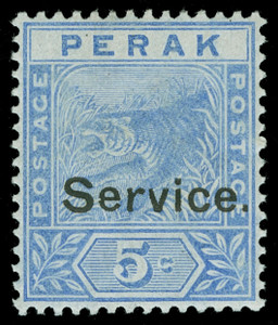 Malaya / Perak Scott O10 Gibbons O10 Never Hinged Stamp