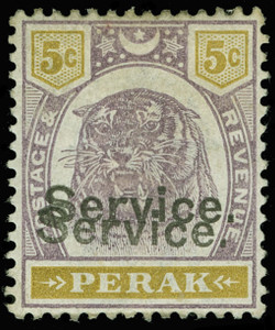 Malaya / Perak Scott O11a Gibbons O11a Mint Stamp