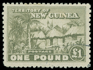 New Guinea Scott 1-13 Gibbons 125-136v Used Set of Stamps