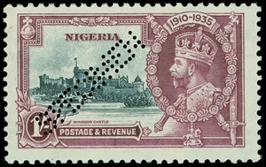 Nigeria Scott 34v-37v Gibbons 30s-33s Specimen Set of Stamps