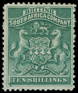 Rhodesia Scott 2-15 Gibbons 1-9 Mint Set of Stamps