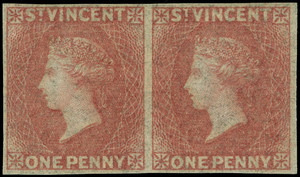 St. Vincent Scott 1a Gibbons 1b Mint Stamp