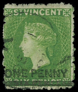 St. Vincent Scott 32 Gibbons 34 Used Stamp