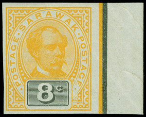 Sarawak Scott 40v Gibbons 40v Never Hinged Stamp