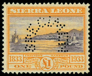 Sierra Leone Scott 153s-165s Gibbons 168s-180s Specimen Set of Stamps