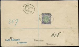 Southern Nigeria Scott 20 Gibbons 20 on Cover
