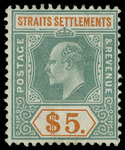 Straits Settlements Scott 109-127 Gibbons 127-138 Mint Set of Stamps