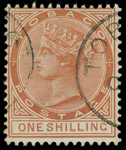 Tobago Scott 24 Gibbons 24c Used Stamp (1)