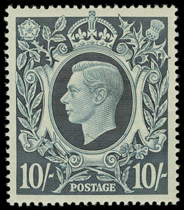 Great Britain Scott 249-51A Gibbons 476-478c Never Hinged Set of Stamps