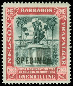 Barbados Scott 102-108 Gibbons 145-151 Specimen Set of Stamps