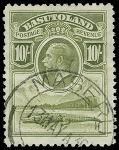 Basutoland Scott 1-10 Gibbons 1-10 Used Set of Stamps