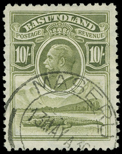 Basutoland Scott 1-10 Gibbons 1-10 Used Set of Stamps