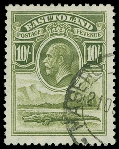 Basutoland Scott 10 Gibbons 10 Used Stamp