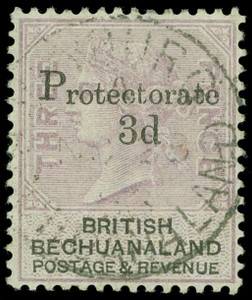 Bechuanaland Scott 63 Gibbons 43 Superb Used Stamp