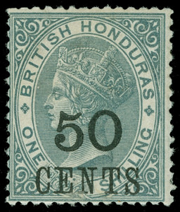 British Honduras Scott 28-32 Gibbons 36-42 Never Hinged Set of Stamps