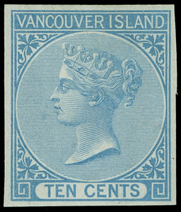 Canada / British Columbia and Vancouver Island Scott 4 Gibbons 12 Mint Stamp Canada / British Columbia and Vancouver Island Scott 4 Gibbons 12 Mint Stamp