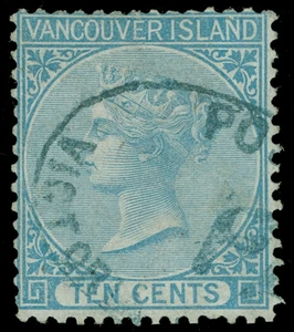 Canada / British Columbia and Vancouver Island Scott 6 Gibbons 14 Used Stamp