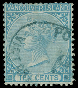 Canada / British Columbia and Vancouver Island Scott 6 Gibbons 14 Used Stamp
