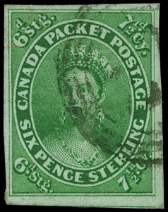 Canada Scott 9 Gibbons 12 Used Stamp