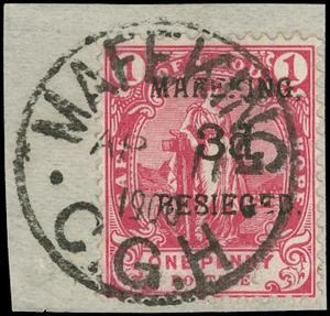 Cape of Good Hope / Mafeking Scott 162-166 Gibbons 1-5 Used Set of Stamps