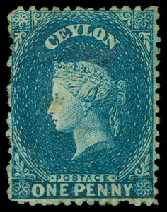 Ceylon Scott 46av Gibbons 63bx Mint Stamp