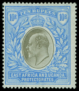 East Africa and Uganda Protectorate Scott 1-14 Gibbons 1-14a Mint Set of Stamps