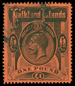 Falkland Islands Scott 40 Gibbons 60-69 Used Set of Stamps