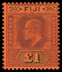 Fiji Scott 70-78a Gibbons 115-124 Mint Set of Stamps