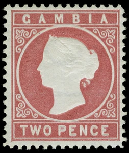 Gambia Scott 7V Gibbons 13A Mint Stamp