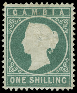 Gambia Scott 11V1 Gibbons 19A Mint Stamp