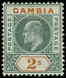 Gambia Scott 37v Gibbons 54a Mint Stamp