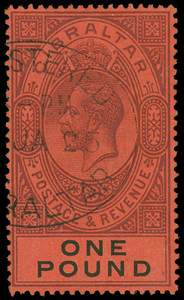 Gibraltar Scott 66-75 Gibbons 76-85 Used Set of Stamps