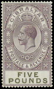 Gibraltar Scott 93 Gibbons 108 Never Hinged Stamp (1)