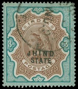 India / Jind Scott 60 Gibbons 34 Used Stamp