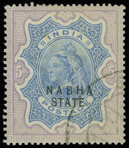India / Nabha Scott 24 Gibbons 33 Used Stamp (1)