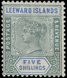 Leeward Islands Scott 1-8 Gibbons 1-8 Mint Set of Stamps