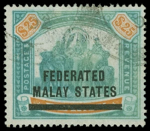 Malaya (Federated States) Scott 13A Gibbons 14 Used Stamp