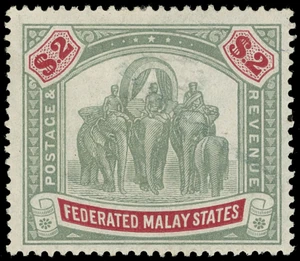 Malaya (Federated States) Scott 26-48 Gibbons 27-49 Mint Set of Stamps