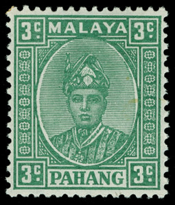 Malaya / Pahang Scott 29-43 Gibbons 29-46 Mint Set of Stamps