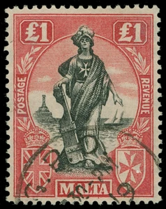 Malta Scott 98-114 Gibbons 123-140 Used Set of Stamps