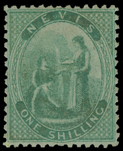 Nevis Scott 8 Gibbons 4 Mint Stamp