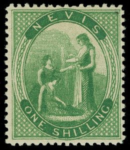 Nevis Scott 11 Gibbons 14 Mint Stamp