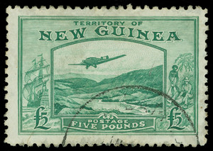 New Guinea Scott C44-C45 Gibbons 204-205 Used Set of Stamps