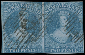 New Zealand Scott 5 Gibbons 5 Used Stamp (1)