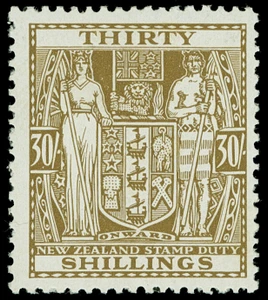 New Zealand Scott AR61V Gibbons F180 Mint Stamp