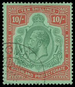 Nyasaland Protectorate Scott 25-37 Gibbons 100-113 Used Set of Stamps