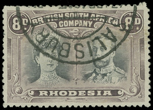 Rhodesia Scott 109ac Gibbons 185a Used Stamp