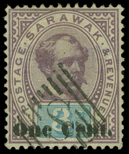Sarawak Scott 27b Gibbons 22a Used Stamp